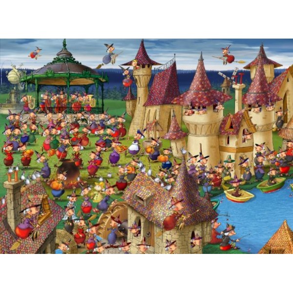Ruyer Francois, Czarownice na zamku (2000el) - Sklep Art Puzzle